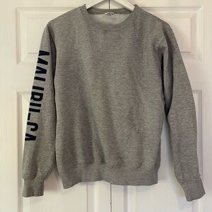 John Galt Brandy Melville Women’s Gray Crew Neck Sweatshirt Size Small
